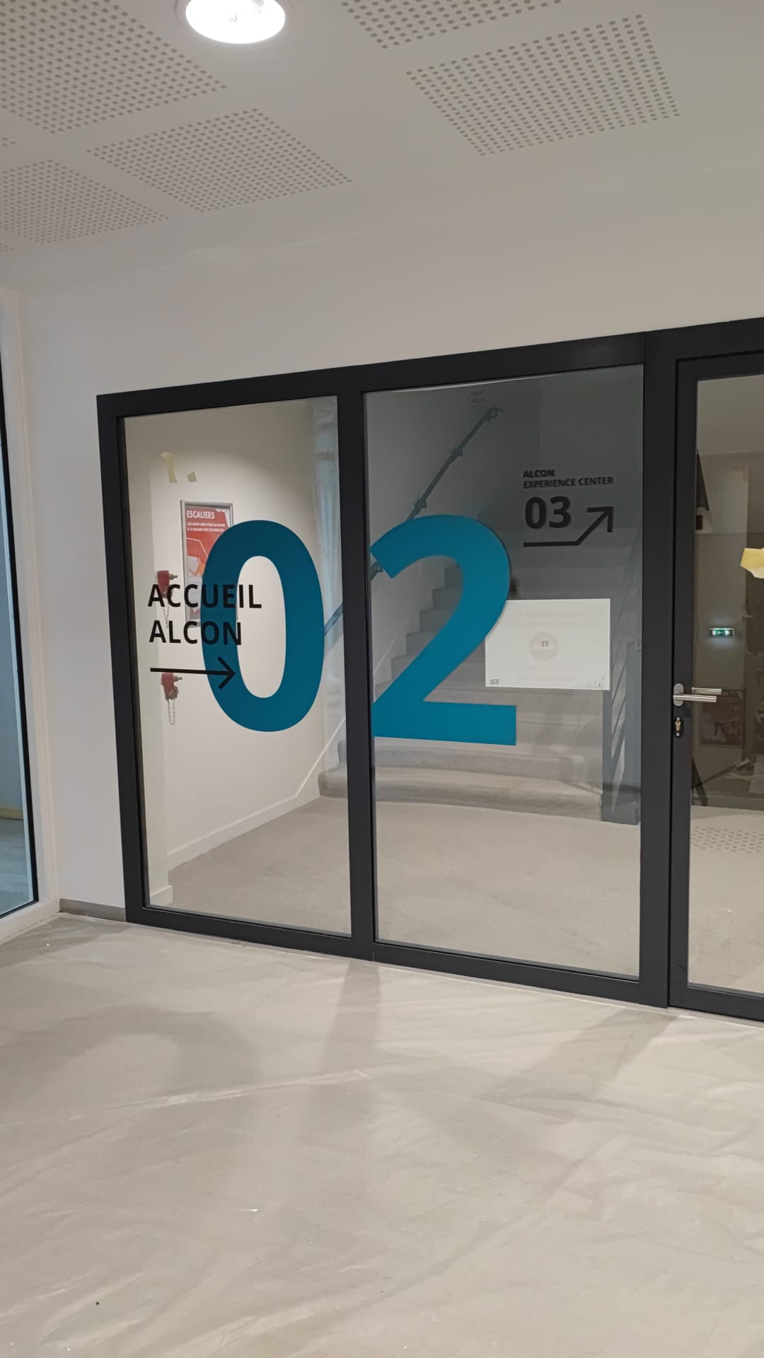Installation enseigne